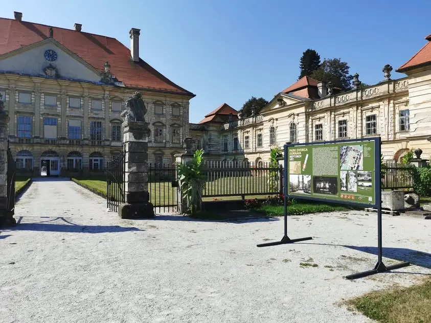 Park in oranžerija Dvorca Dornava